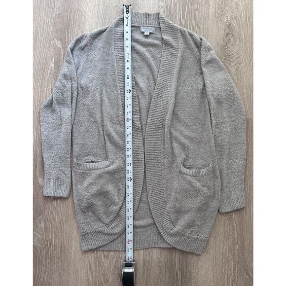 Barefoot Dreams‎ Cozy Chic Lite Cardigan Sz M Light Brown/Oat - Picture 7 of 7